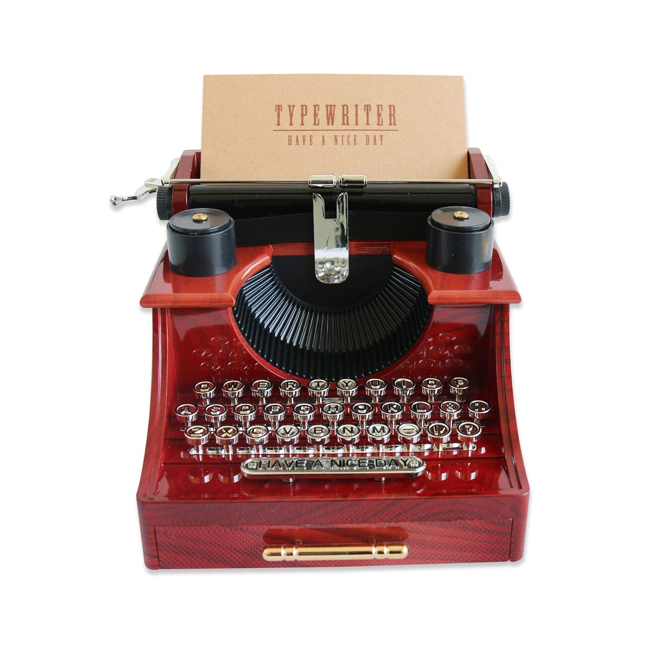 Vintage Typewriter Music Box for Home/Office/Study Room Décor Decoration
